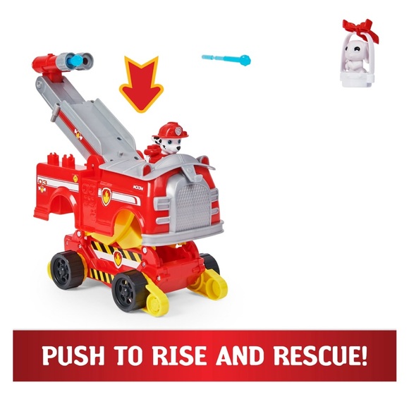 Paw Patrol Marshall Rise and Rescue Transforming Toy Car with Action Figure - Picture 4 of 6